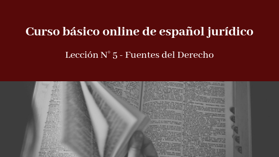 Fuentes del Derecho